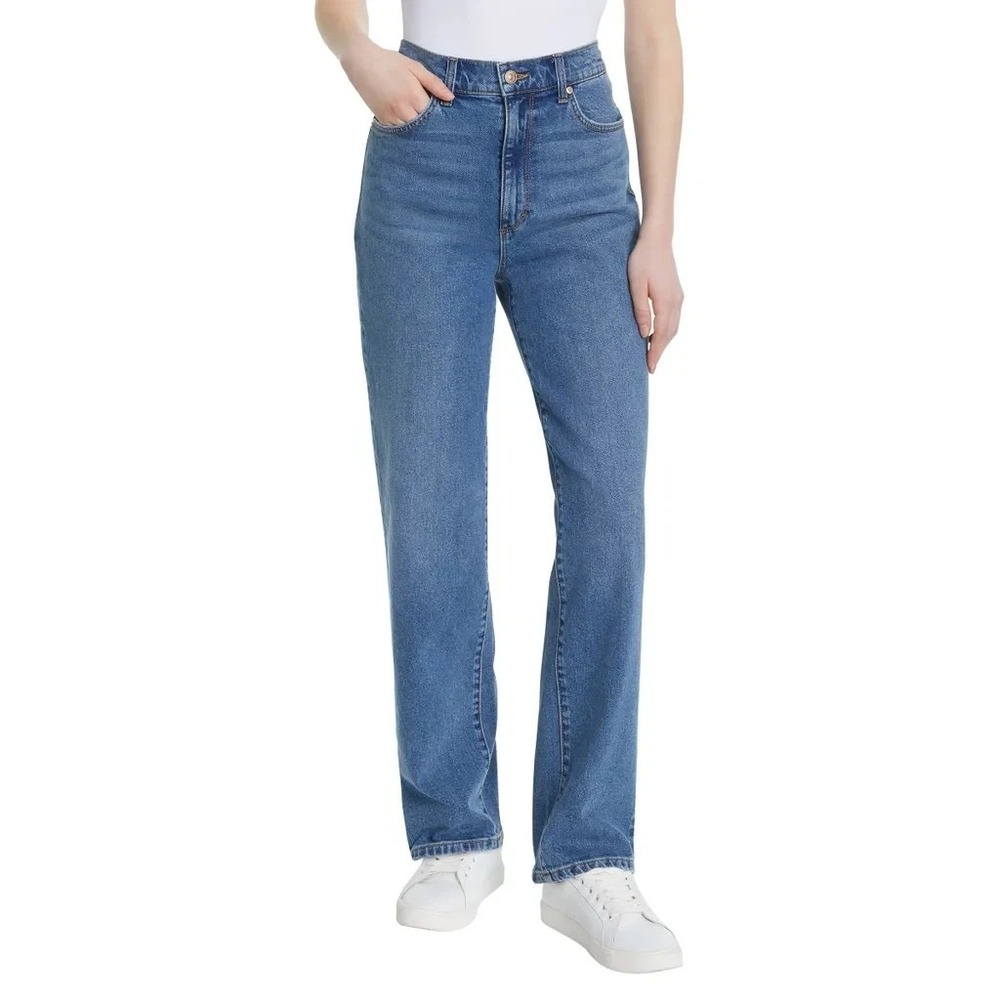 Gloria Vanderbilt Women's Straight Leg Jean 31" Inseam, Dark Blue, Size 12, New